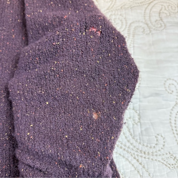 Eileen Fisher boucle hooded long cardigan - Picture 8 of 8